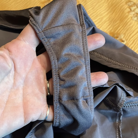 Layer 8 Active Shorts 2 Layers Spandex Plum Gym Workout Fitness Running - Picture 6 of 7